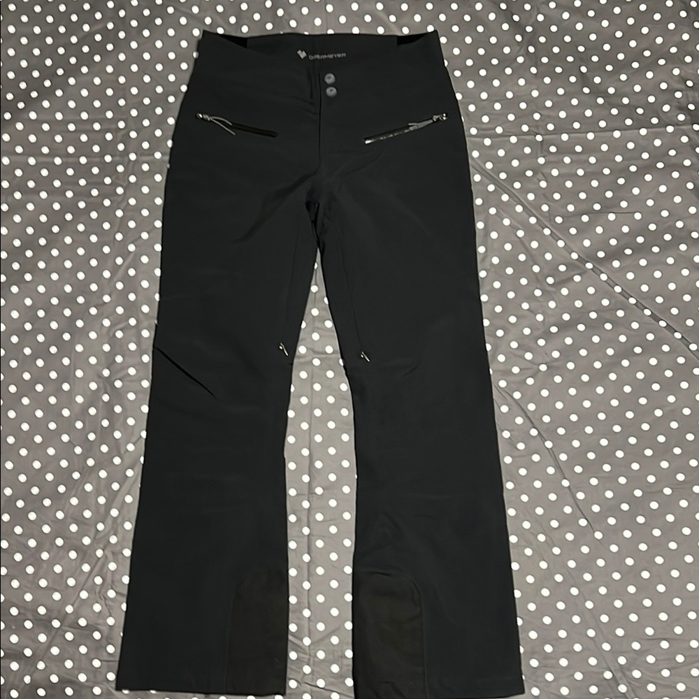 Obermeyer Black Straight Leg Pants